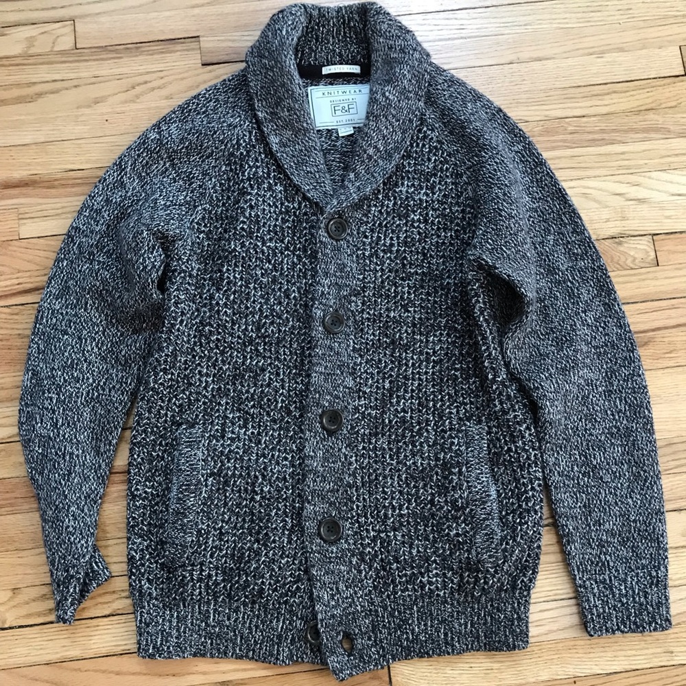 Shawl-neck sweater
